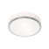 Aero Flush Mount - 10" - Chrome Finish - Replaceable LED - Bulb Included