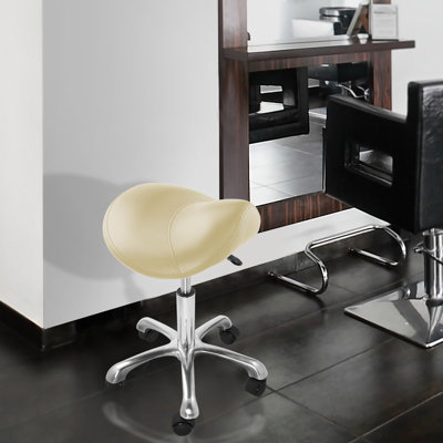  Height Adjustable Ergonomic Saddle Stool