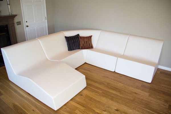Chaise Lounge, White