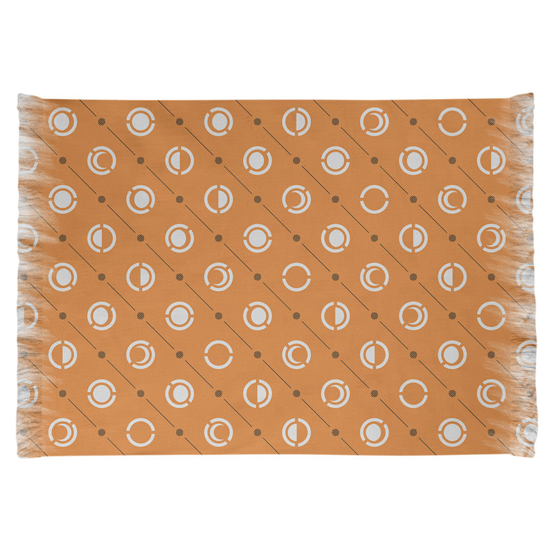 Tapis de la lune phases orange, Non