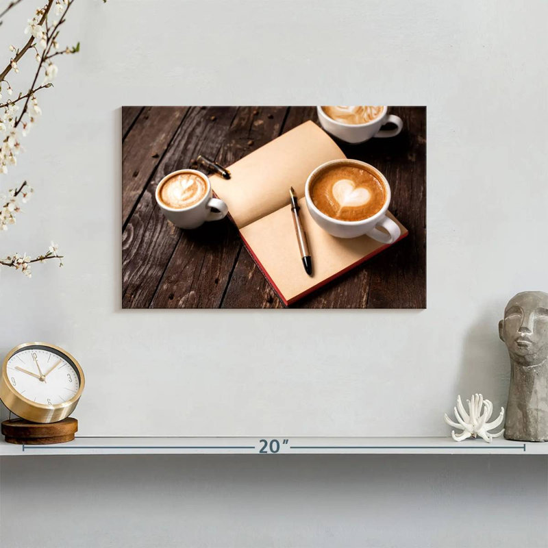 Yarlin Coffee And Diary, 8" H x 12" W