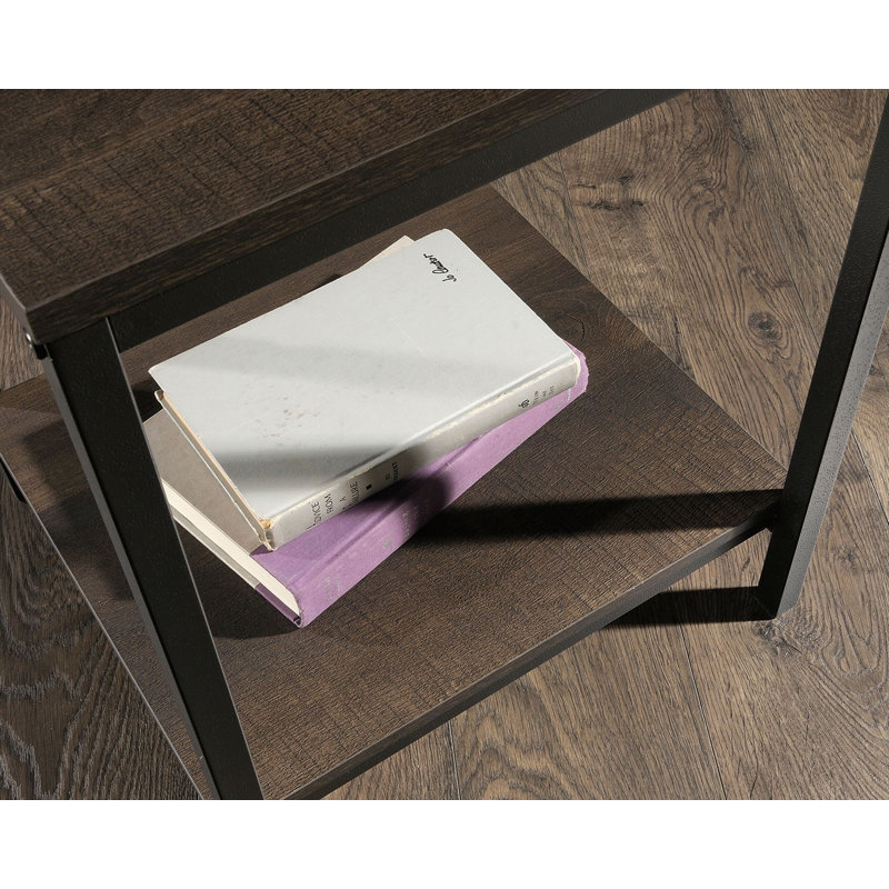 Table de bout Genevie, Chêne fumé / noir
