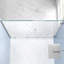 Fully Frameless Hinge Shower Door, SGCC Tempered Glass, Stainless Steel Accessories-139574915-138409594