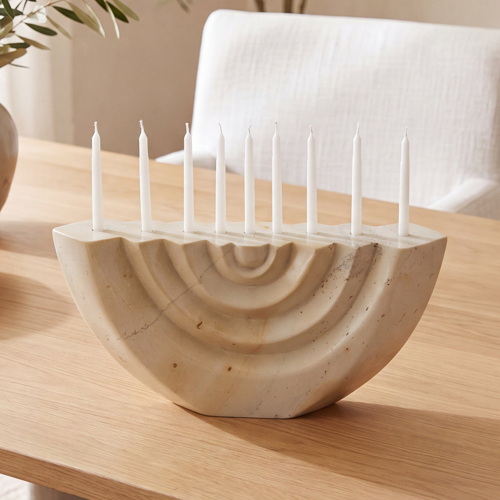Soapstone Menorah