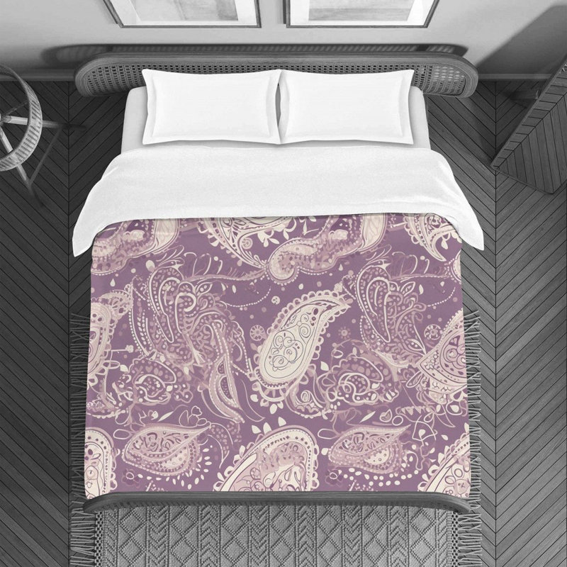 Paisley Bedding, Twin Duvet Cover