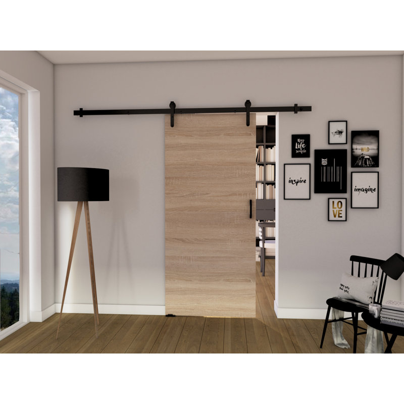 Arlot Veneers Sliding Doors, Sonoma Oak, 205cm H x 86cm W x 1.6cm D
