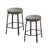 Bruce 42" W 5-Piece Solid Wood Top Dining Set with Swivel Stools-1076544025-1076544038