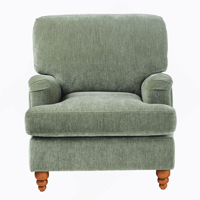 Fabric Arm Chair In Sage