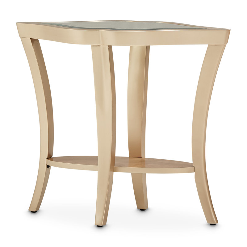 Malibu Crest Glass End Table