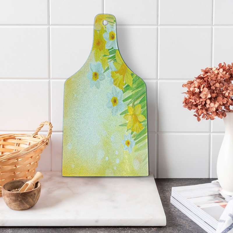 Planche à découper en verre trempé Ambesonne