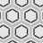 Coco 7" x 8" Porcelain Patterned Wall & Floor Tile