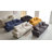 Renville 84" Upholstered Pillow-Top Arm Loveseat Sofa with 2 Throw Pillows-147910124