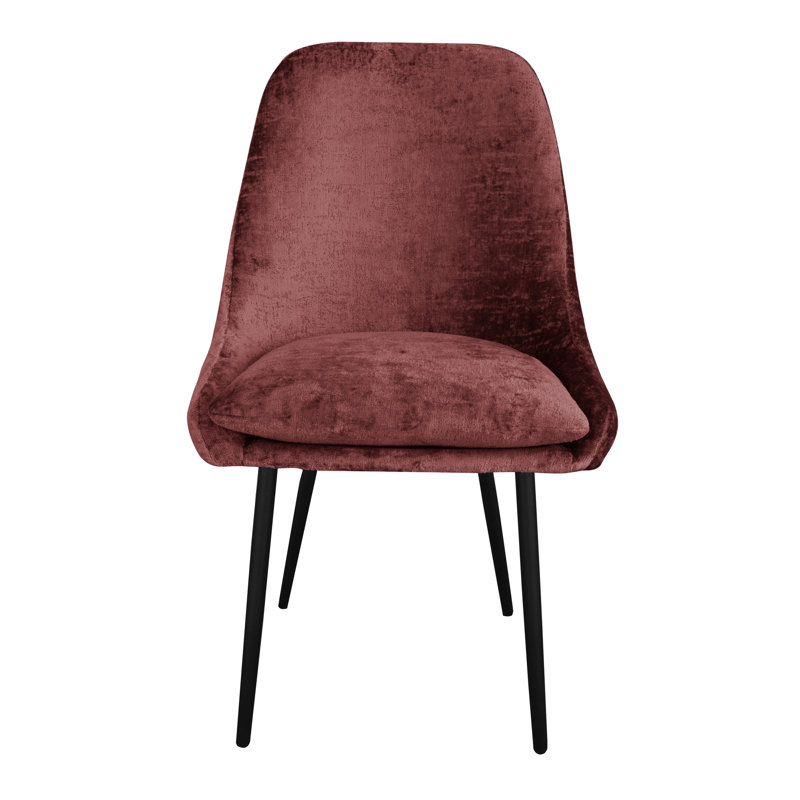 Misty 48cm H Upholstered Side Chair, Burgundy