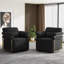 Fauteuil demi-tonneau rembourré et pivotant-41376919