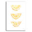  «Lemon Slices 1» par Courtney Prahl, art mural en verre acrylique, 16 po x 24 po-1174720189