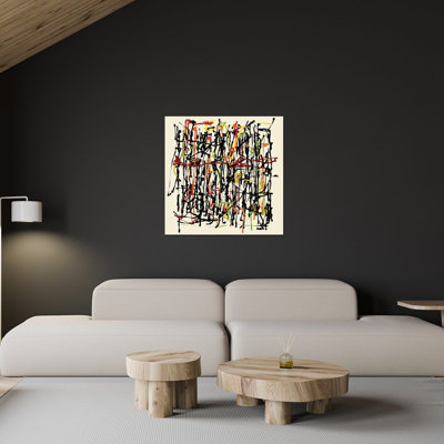 Pollock Wink par Angel Estevez - impression sans cadre