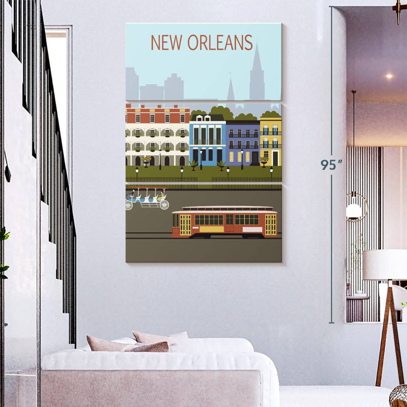 Affiche Sirci New Orleans City, H 74 po x l 48 po