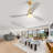 Nicola 52'' 3 - Blade Modern Ceiling Fan with Remote Control and Light Kit-1194857047