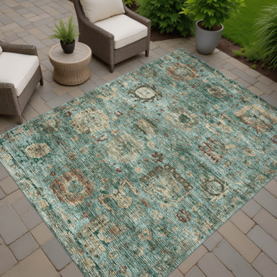 Tapis traditionnel lavable à la machine intérieur / extérieur ACN2429