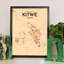 Kitwe City Map - No Frame Print-1830909699