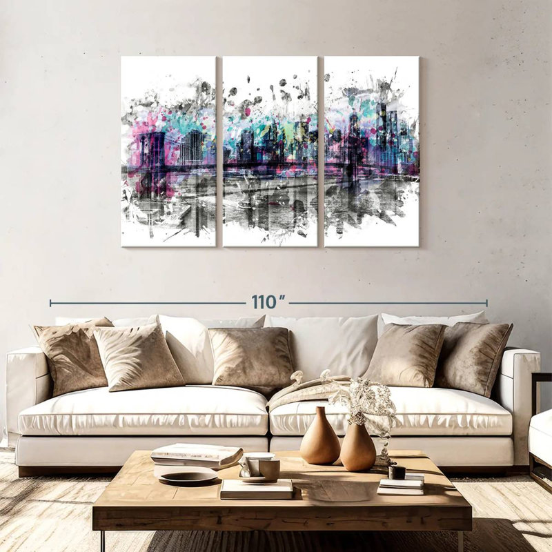 Lilie Modern NYC, 48" H x 74" W