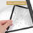 Restaurant Menu Cover Price List Paper Insert Transparent Cookbook Holder