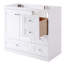 (Armoire seulement) Base de meuble-lavabo avec 2 portes et 4 tiroirs-100940499