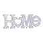 Enseigne murale blanche 20,5 "Home