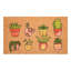 Paillasson Retro Plants, 24 po x 36 po