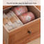 Armoire de rangement moderne minimaliste en noyer