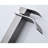 Brushed Nickel Waterfall Spout Bathroom Shower Faucet, Single Handle, Stainless Steel Handle Sink Steel, Fine Detail,-121598775