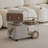 Modern Creative White Robot Multifunctional Rotating Movable Side Table
