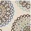 Tapis d'intérieur / extérieur floral Centeno Veranda Performance-578633769