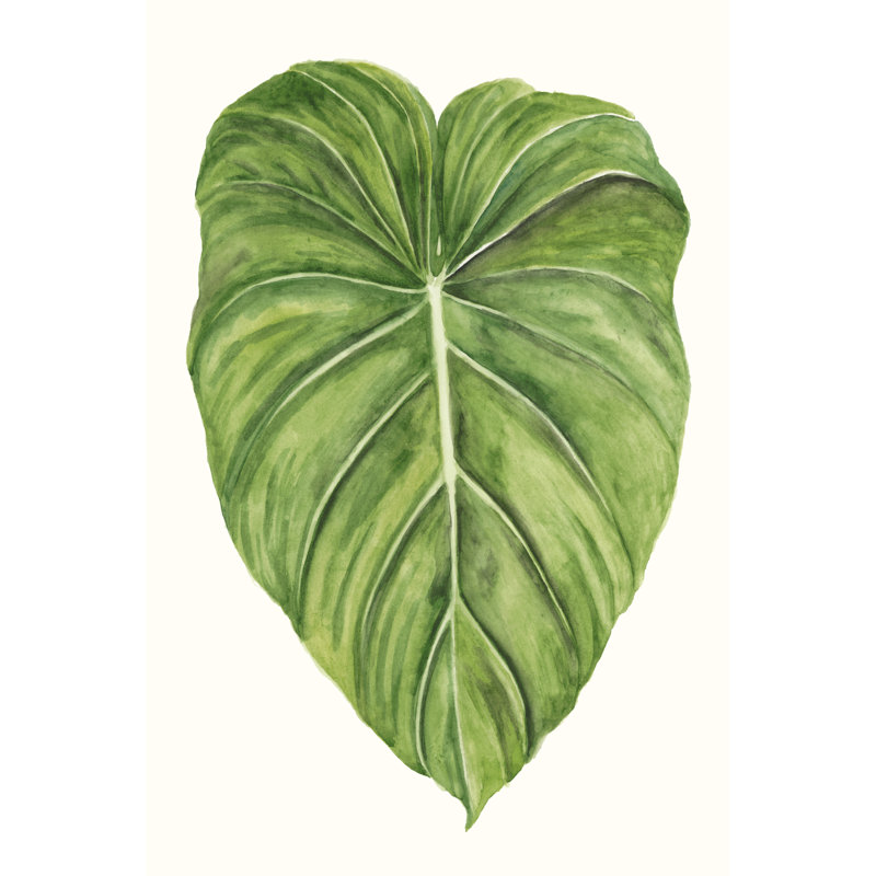 Tropical Breeze Leaves II by Naomi McCavitt - Painting Print, Wrapped Canvas, 30cm H x 20cm W