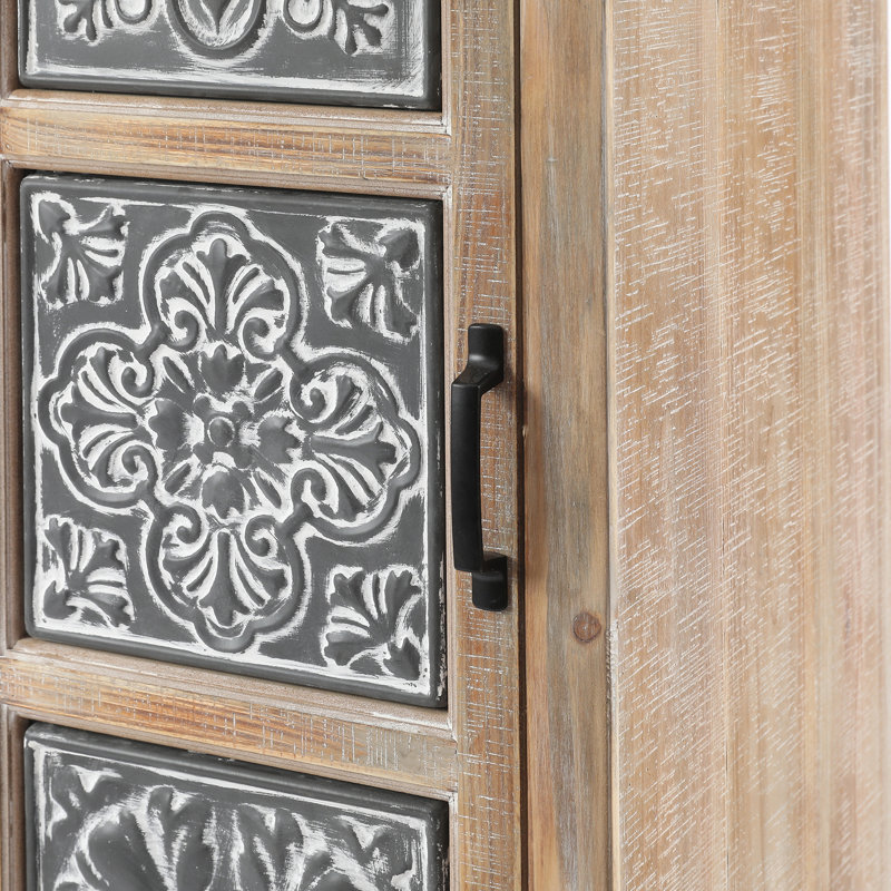 Commode décorative 2 tiroirs Habib
