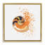 Cadre flottant en spirale orange Nautilus, design par Beth Adoette-4471558-4471556