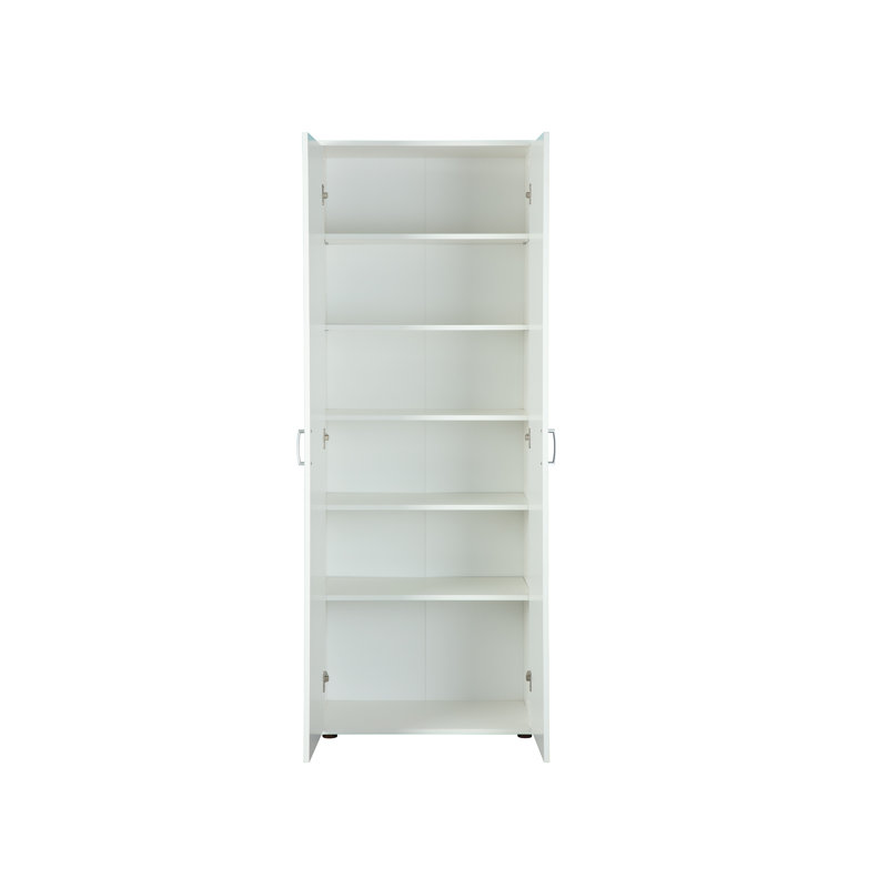 Arconati hinge-door wardrobe, White