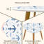 Ensemble de 2 tables basses gigognes Triangle