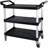 Utility Carts with Wheels Large Size Rolling Cart with Wheels Heavy Duty 600 LBS Food Cart with Lockable Wheels and Hammer-114114736
