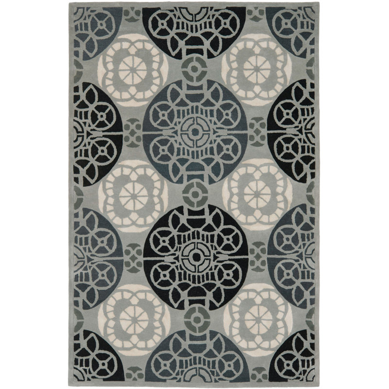 Charlee Hand Tufted Wool Oriental Rug, Rectangle 3' x 5'