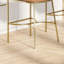 Tabouret de bar moderne avec cadre doré-2013820628