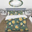 Ensemble de housse de couette botanique vert et jaune-1807311531