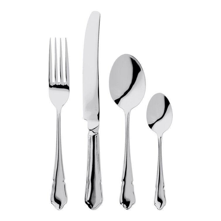 Judge 24 Piece Stainless Steel Cutlery Set, Dubarry Pattern. Table Setting for 6