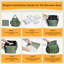  Lit voiture imperméable pour chien First Class, vert olive-1211105619