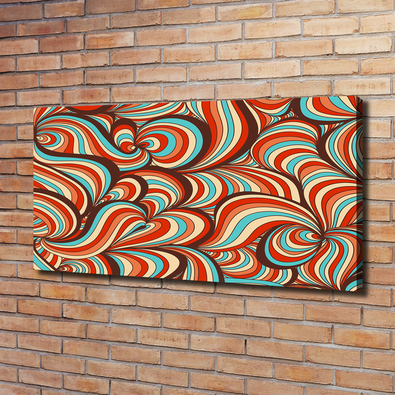 A Swirling Pattern - Wrapped Canvas Print