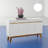 Yonkers 63" Mid-Century Modern Sideboard with 4 Shelves in White-1670489506