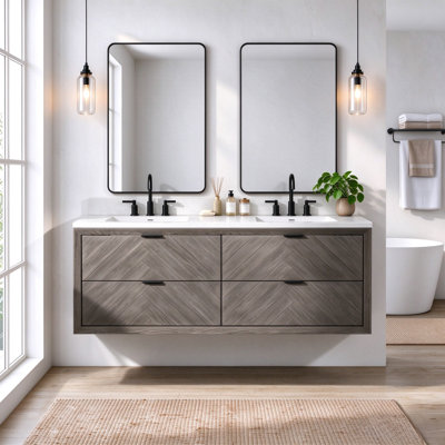  Meuble-lavabo flottant 60 po