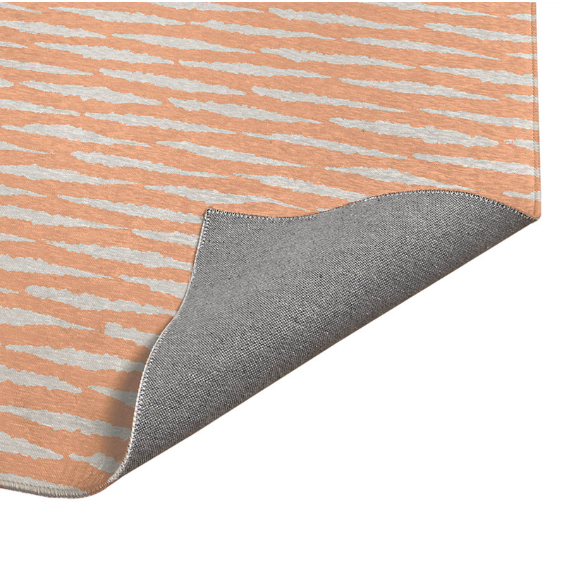 Tapis de bureau léger Scar Play, L 3 pi x L 2 pi, Pêche
