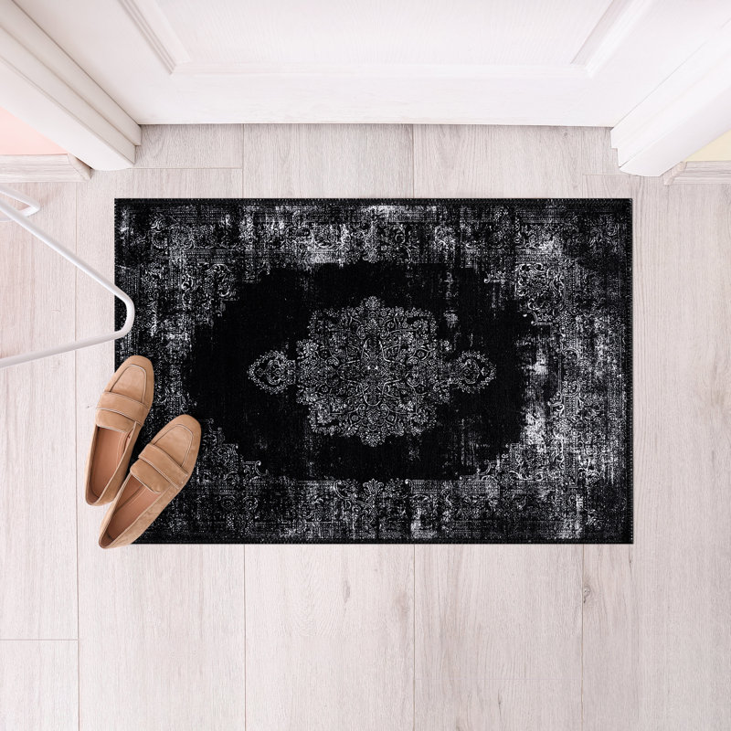 Koressa Washable Oriental Indoor Rug, Rectangle 2' x 3'