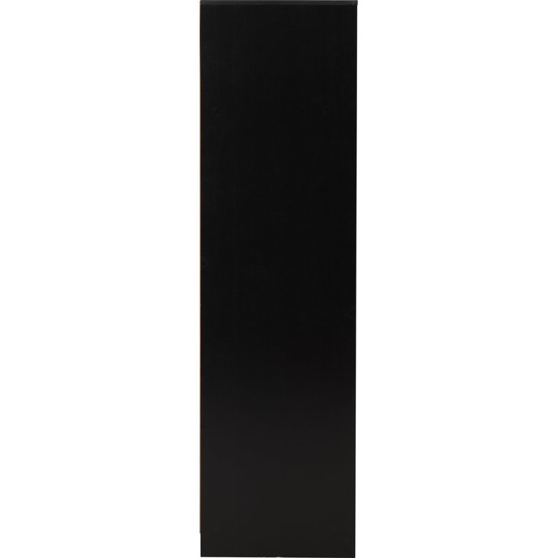 4 Door Manufactured Wood Wardrobe, Black